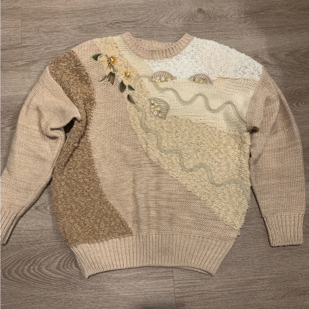Vintage Needles & Yarn Knit Sweater Size M